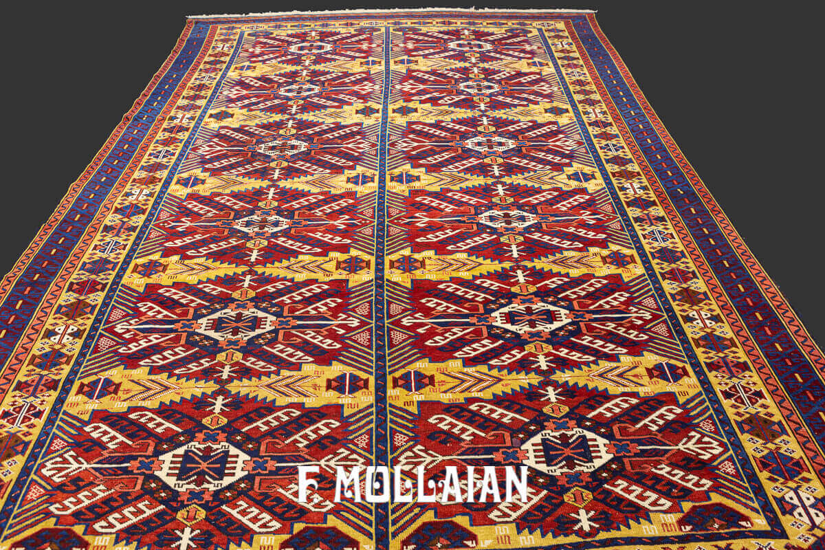 Antique Caucasian Zeiwa (Zeiva) Hand-knottet Rug n°:68711989